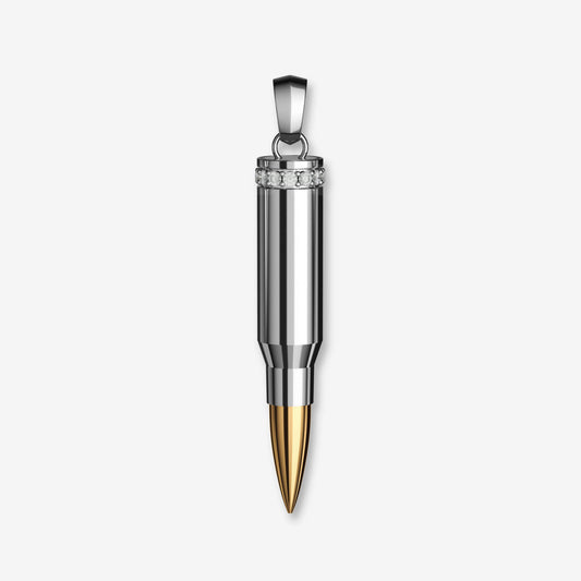 Wisiorek srebrny "Bullet 7.62mm"